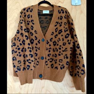 Animal print sweater